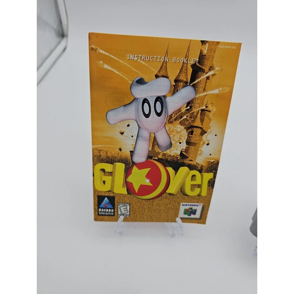 Glover (Nintendo 64, 1998) Authentic Tested Working N64 with Manual